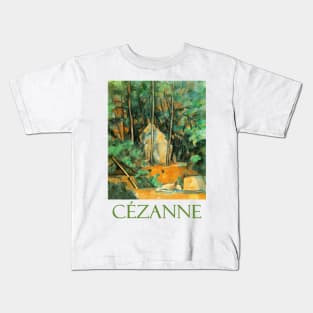 In the Park Chateau Noir by Paul Cezanne Kids T-Shirt